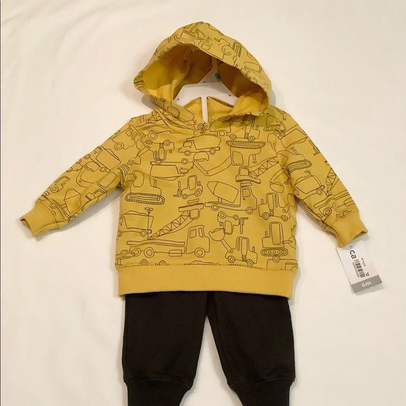 Baby Boys’ 2PC Hooded Sweatshirt Pant Set - Picture 1 of 2